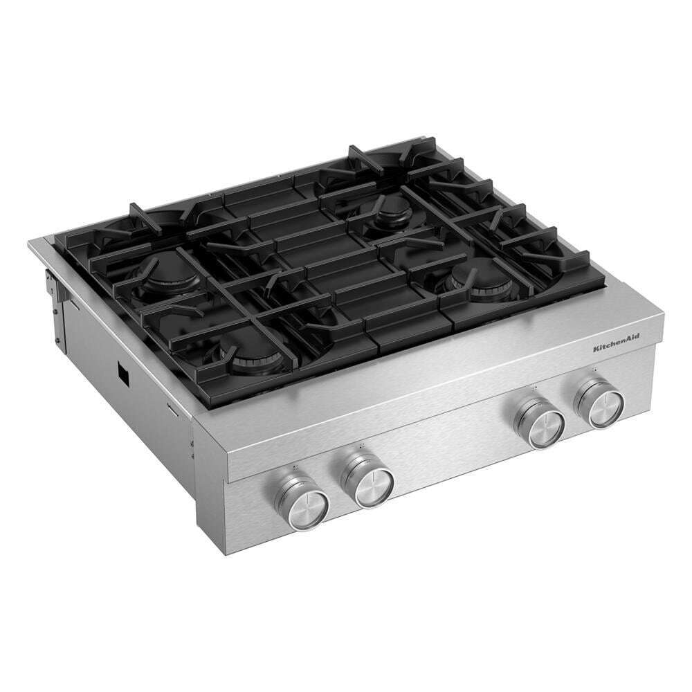 KCGK930TSS KitchenAid® 30-inch 4-Burner Gas Commercial-Style Rangetop