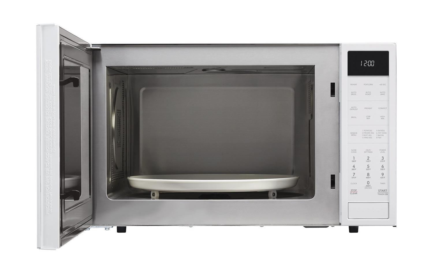 SMC1585KW Sharp 1.5 cu. ft. 900W White Convection Countertop Microwave Oven