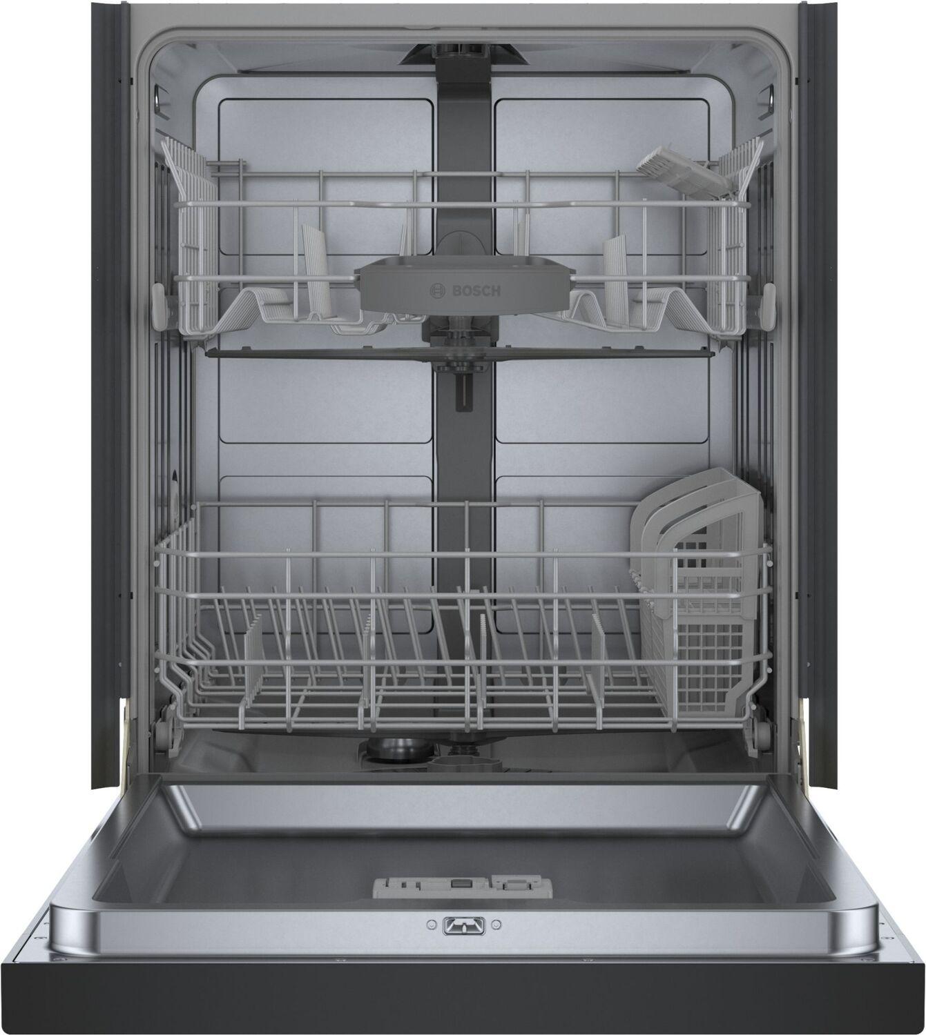 Bosch SHE4AEM6N 100 Plus Dishwasher 24" Black