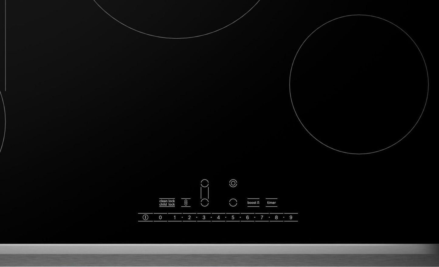 Bosch NET8069SUC 800 Series Electric Cooktop 30" Black, surface mount with frame