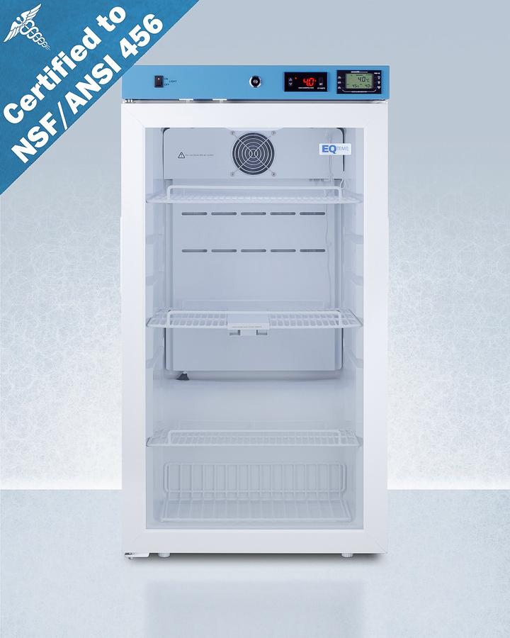 Summit ACR32GNSF456LHD 19" Wide Medical Refrigerator, Certified To Nsf/ansi 456 Vaccine Storage Standard