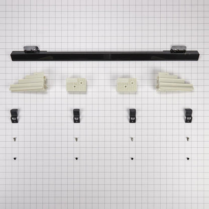 Kitchenaid W10837589 30" Built-In Range Flush Installation Trim Kit, Black, fits JMW3430DB