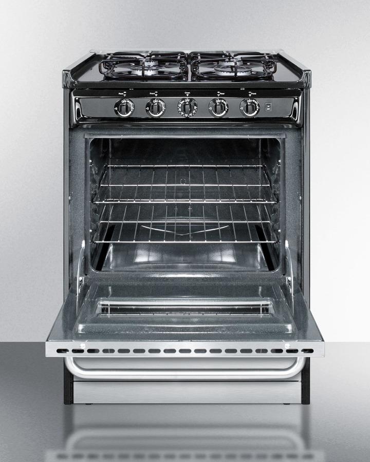 Summit TTM61027BRSW 24" Wide Gas Range