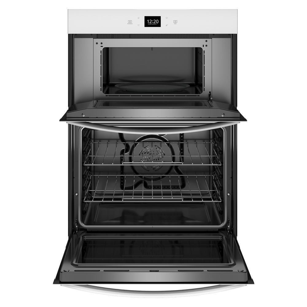 Whirlpool WOEC5030LW 6.4 Total Cu. Ft. Combo Wall Oven with Air Fry When Connected