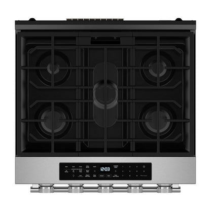 Kitchenaid KSGS530SPS 5.0 Cu. Ft. Smart Slide-in Gas Range with Convection Cooking Modes and 2-in-1 Burner