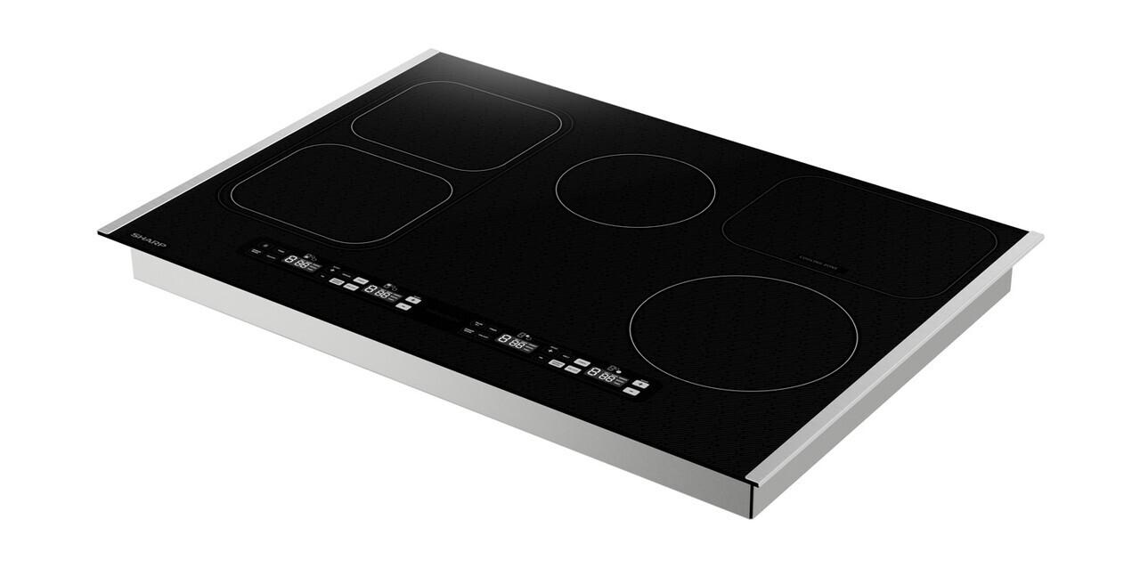 Sharp 30 in. Induction Cooktop with Side Accessories