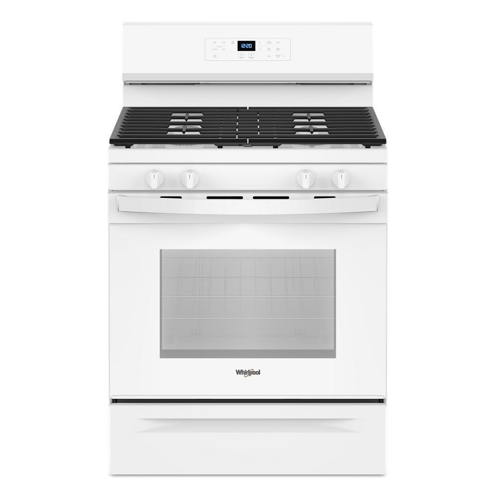 Whirlpool 30-inch Self Clean Gas Range with No Preheat Mode