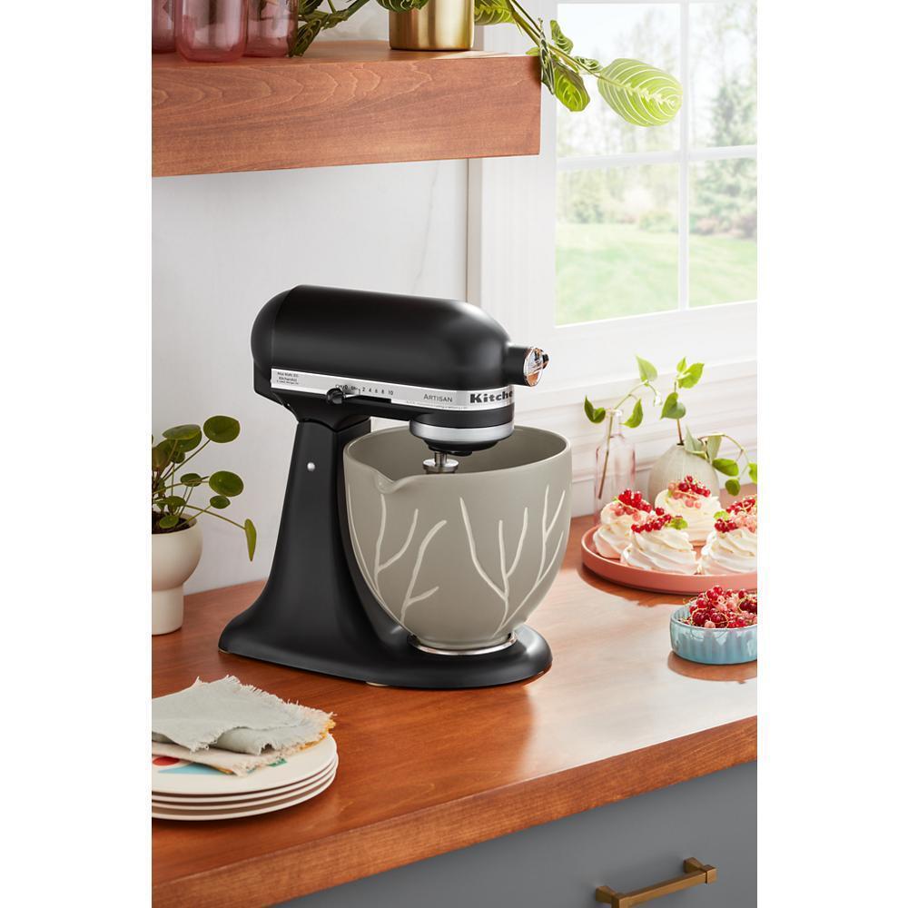 Kitchenaid KSM2CB5BL 5 Quart Bare Leaves Ceramic Bowl