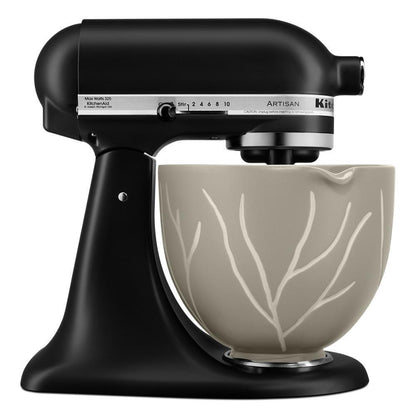 Kitchenaid KSM2CB5BL 5 Quart Bare Leaves Ceramic Bowl