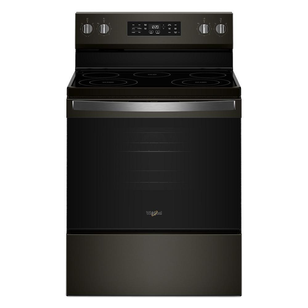 Whirlpool WFES4530SV 30-inch Electric Range with Air Cooking Technology and Steam Clean