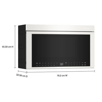 Kitchenaid KMMF530PPL Multifunction Over-the-Range Microwave Oven with Flush Built-In Design