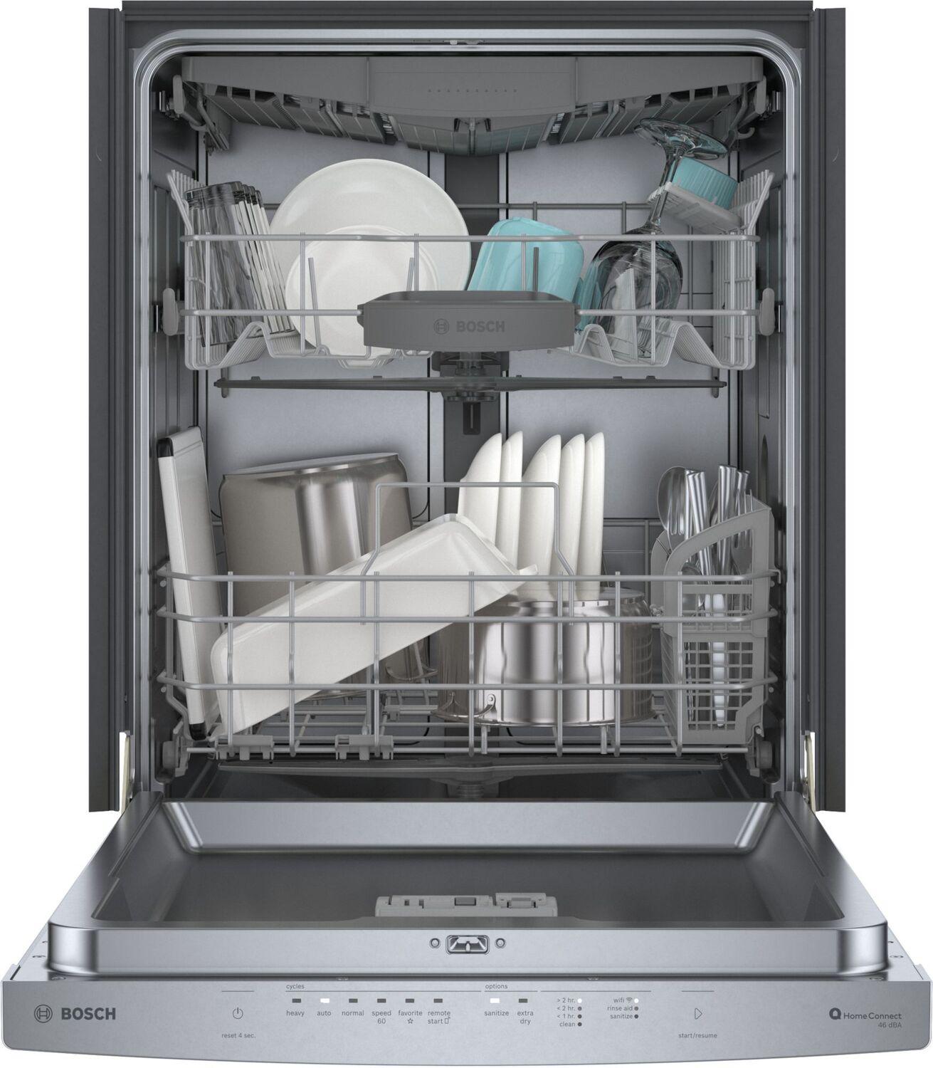Bosch SHS53CD5N 300 Series, built-under dishwasher, 24'', Brushed steel anti-fingerprint