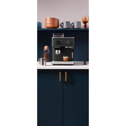 Kitchenaid KES6551BK Semi Automatic Espresso Machine with Burr Grinder