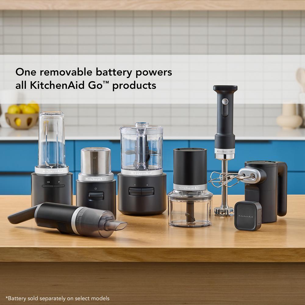 KHBRV05BM KitchenAid Go® Cordless Hand Blender with Accessories - battery sold separately