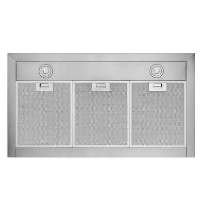 BWP1364SS Broan® 36-Inch Convertible Wall-Mount Pyramidal Chimney Range Hood, 450 Max CFM, Stainless Steel