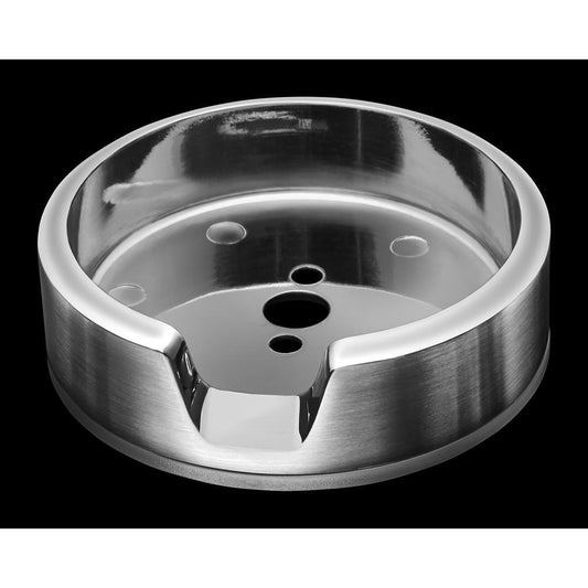 Kitchenaid W11323024 JennAir 3-IN D Single Bezel for Rise-Style Commercial Range and Rangetop Griddle Knobs - Chrome