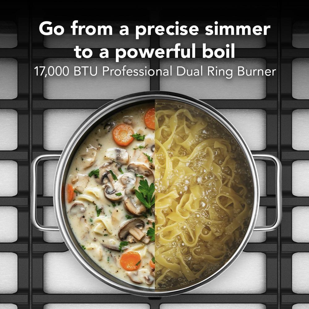 KCGK530SSS KitchenAid® 30 in. Gas Cooktop with 5 Burners and Integrated Wok Grate