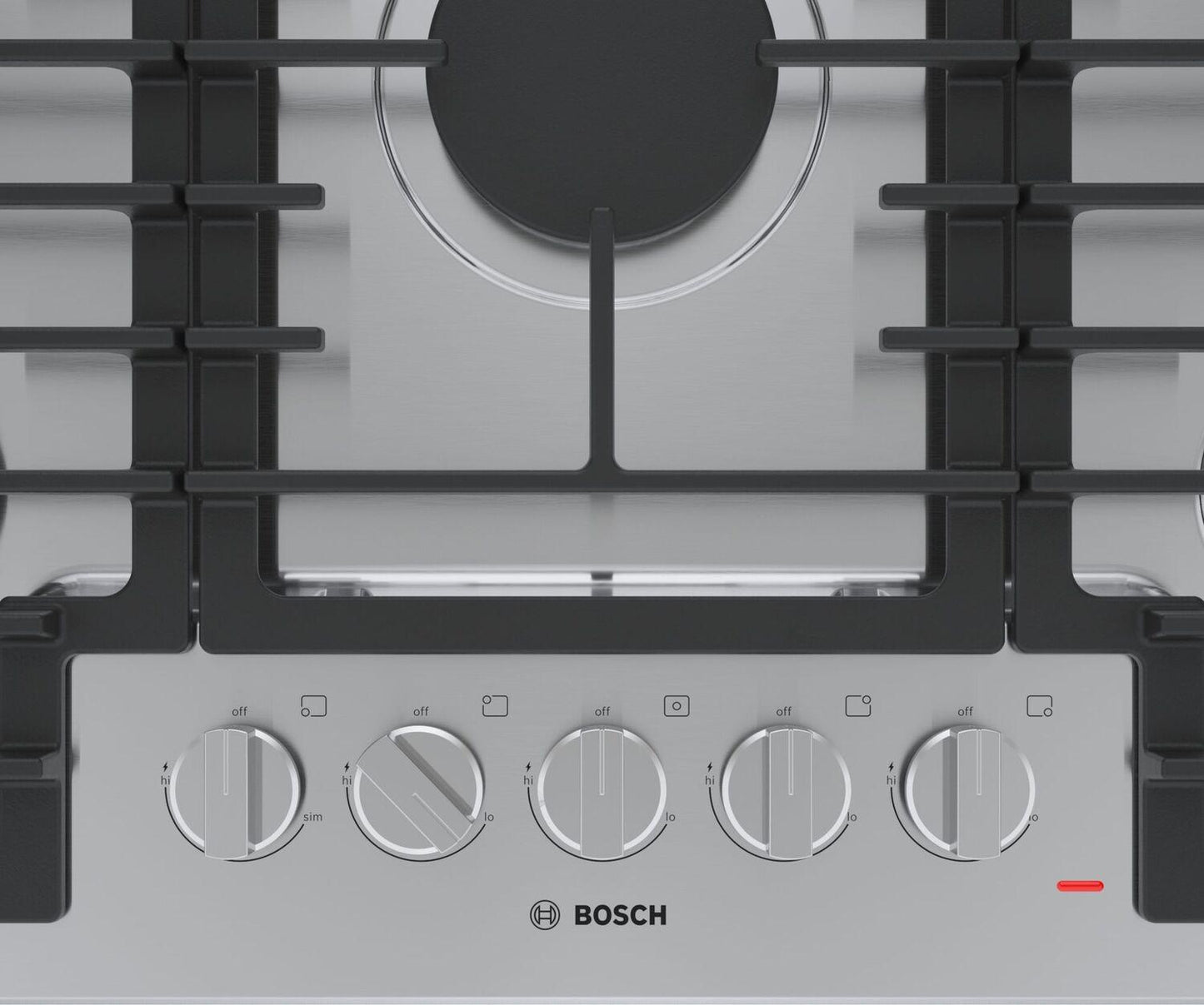 Bosch NGM5059UC 500 Series, Gas hob, 30'', Stainless steel