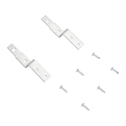 Whirlpool W11404611 Washer & Dryer Stacking Kit with 23" adhesive pads (2), 2 galvanized steel brackets, and 4 screws