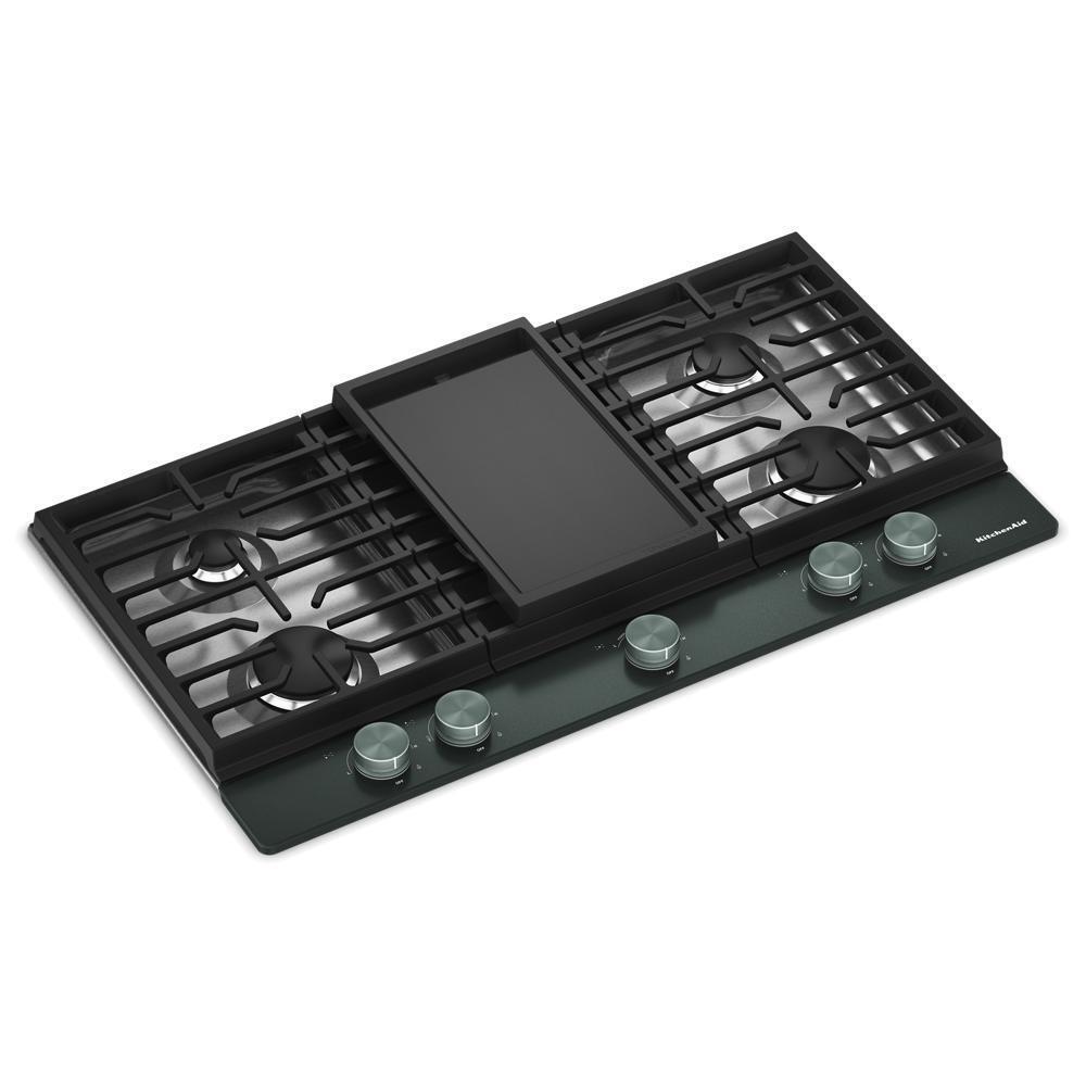 KCGK736SJP KitchenAid® 36 in. Gas Cooktop with 5 Burners and Integrated Wok Grate