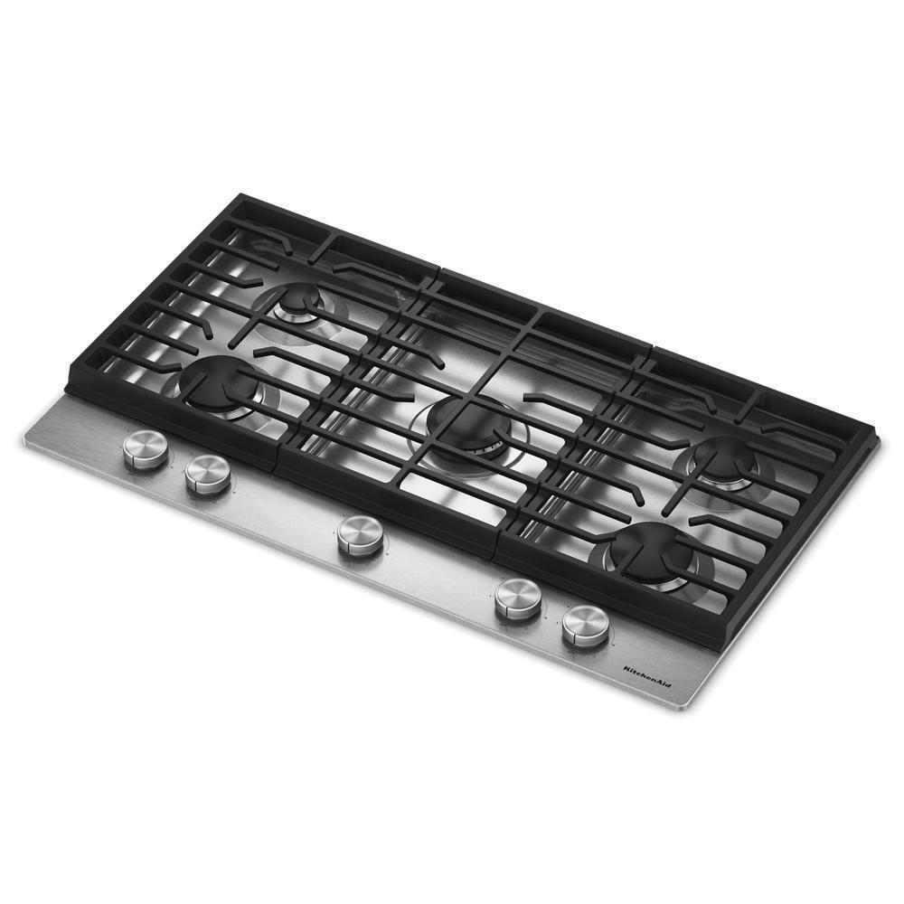 KCGK336SSS KitchenAid® 36 in. Gas Cooktop with 5 Versatile Burners