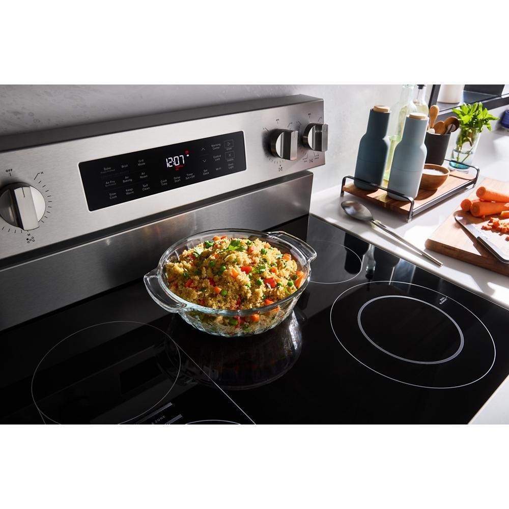 Maytag MFES7030SZ 30-Inch Wide Electric Range With Grill Mode and No Preheat Air Fry - 5.3 cu. ft.