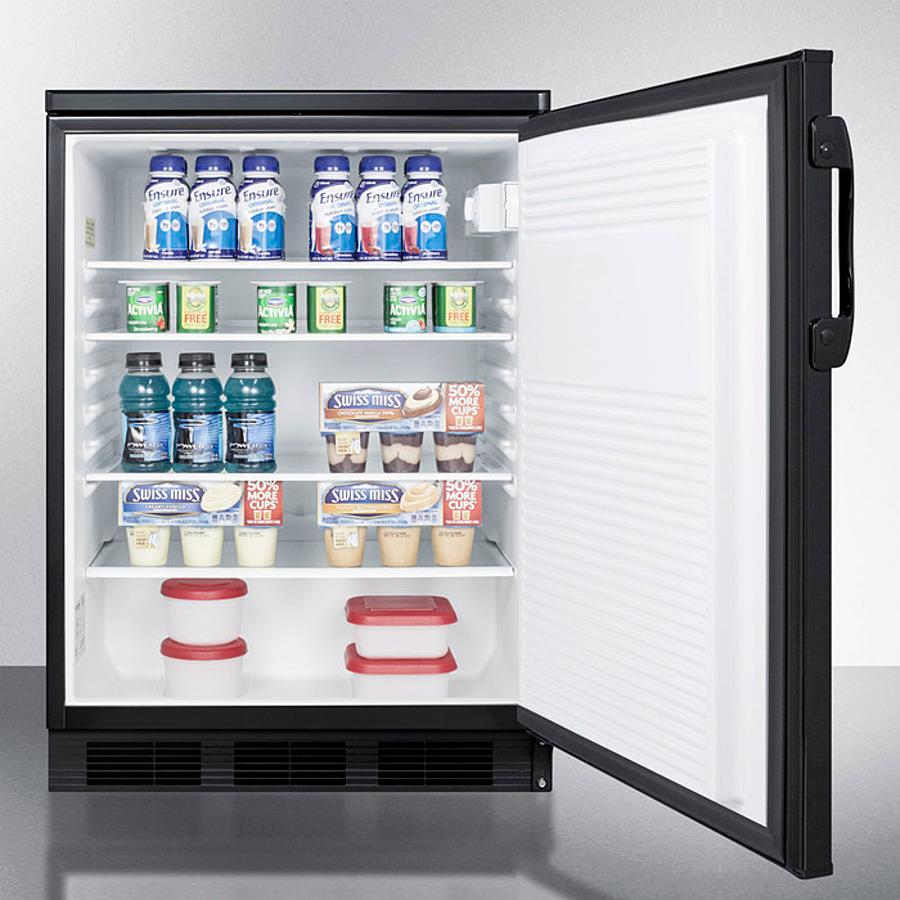 Summit FF7LBLK 24" Wide All-refrigerator