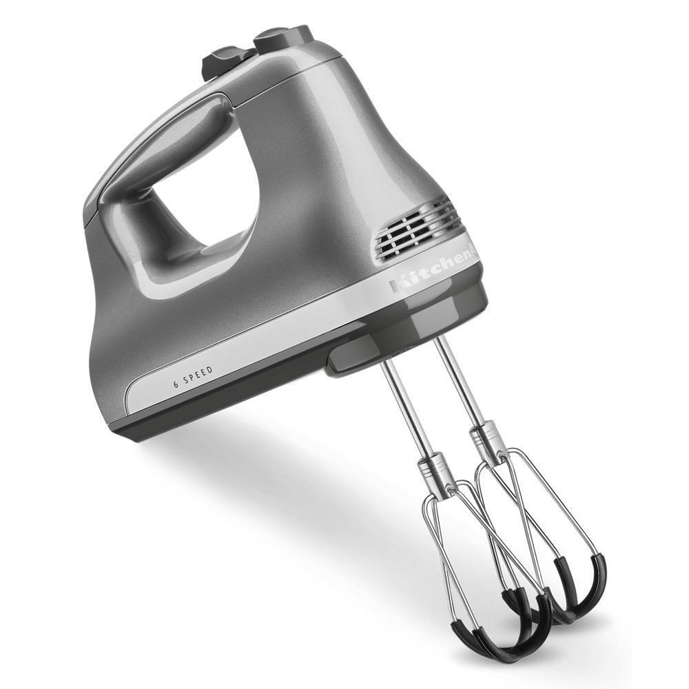 Kitchenaid KHM6118CU 6 Speed Hand Mixer with Flex Edge Beaters