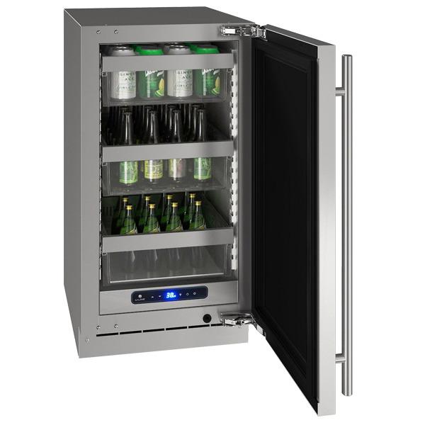 U-Line 18" Refrigerator With Stainless Solid Finish (115 V/60 Hz Volts /60 Hz Hz)