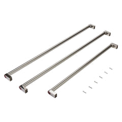 W10782871 KitchenAid® 30-IN French Door Refrigerator Handle Kit with Red Medallions for Panel-Ready Models
