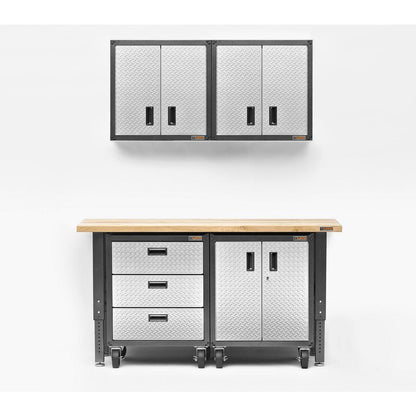 Gladiator GACK04KDSX Ready-to-Assemble Modular GearBox Caster Kit