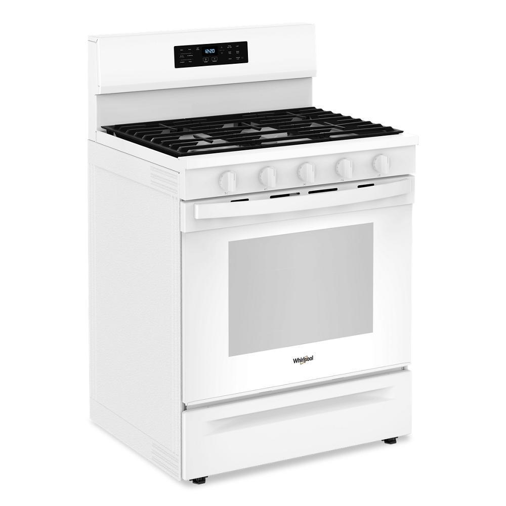 Whirlpool WFGS5030RW 30-inch Gas Range with Air Cooking Technology, No Preheat Air Fry and Air Baking and Self Clean