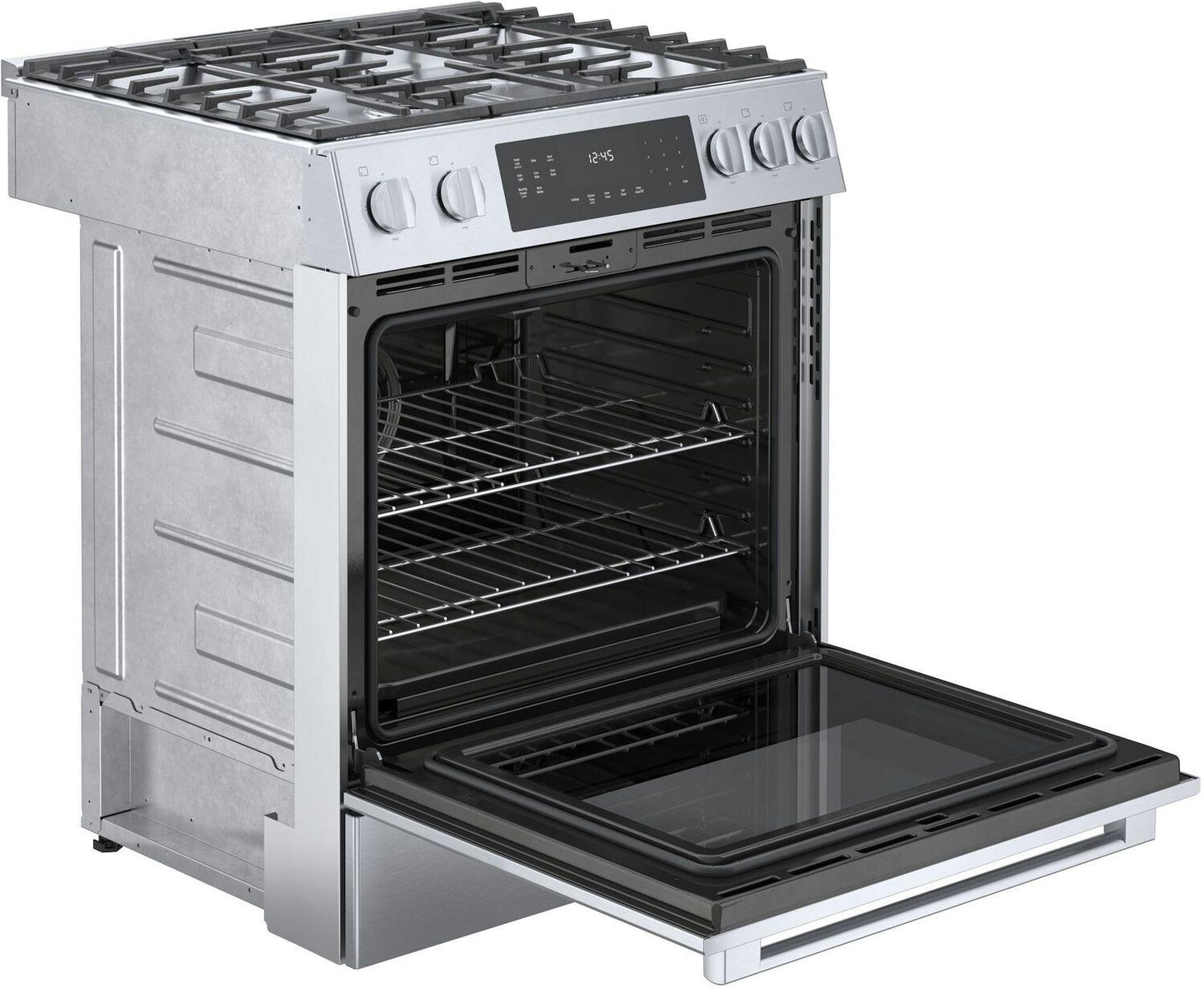Bosch HGI8056UC 800 Series, Gas slide-in range, 30'', Stainless steel