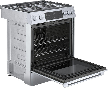 Bosch HGI8056UC 800 Series, Gas slide-in range, 30'', Stainless steel