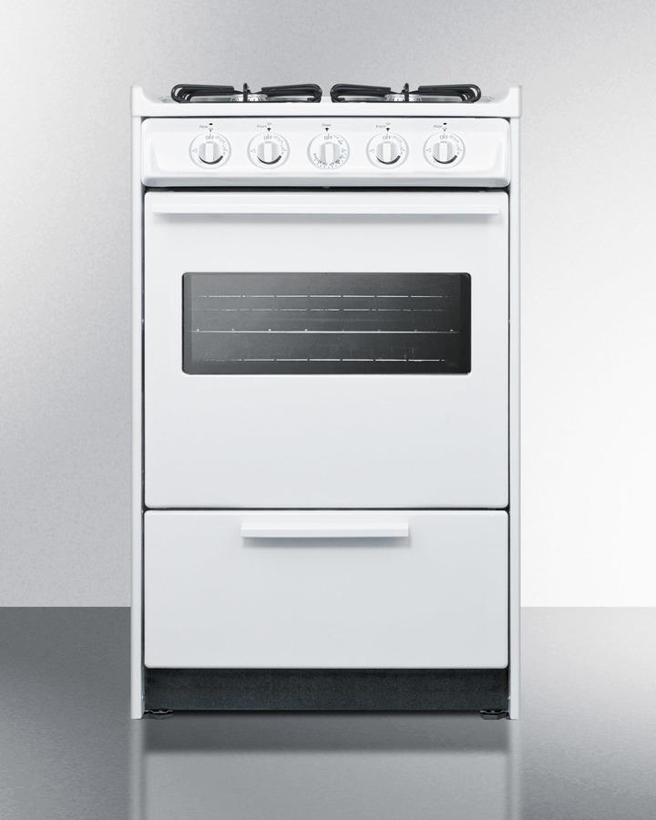 Summit WTM1107RSW 20" Wide Gas Range