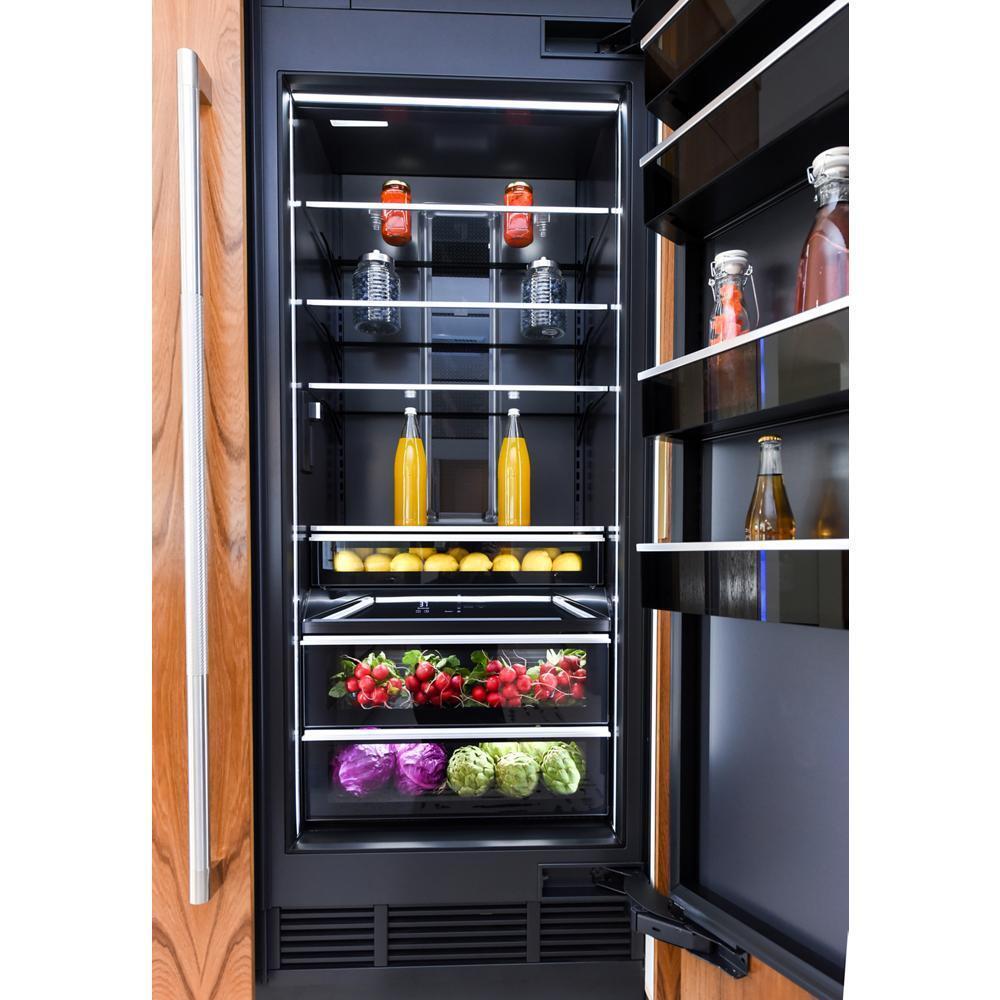 Kitchenaid W11220303 JennAir Rise-Style Built-In Column Refrigerator Handle Assembly - Stainless Steel for Various JBZFR and JBRFR Models