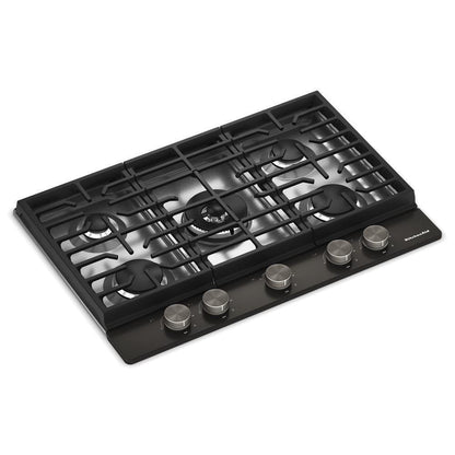 KCGK530SBE KitchenAid® 30 in. Gas Cooktop with 5 Burners and Integrated Wok Grate