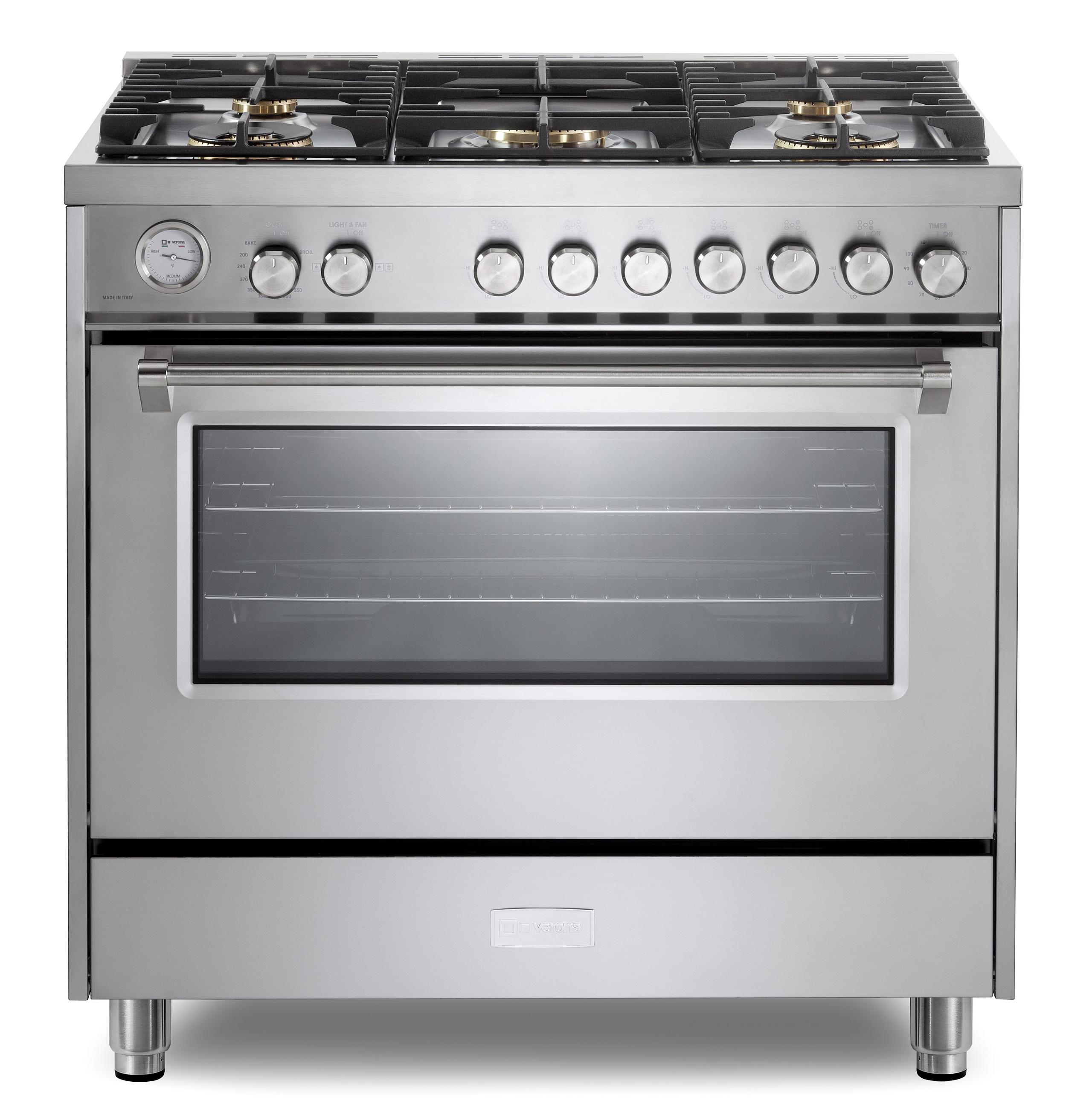 VUFSGG365SS Verona Ultima 36" Gas Range - Stainless Steel