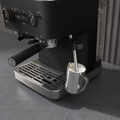 Kitchenaid KES6551BK Semi Automatic Espresso Machine with Burr Grinder