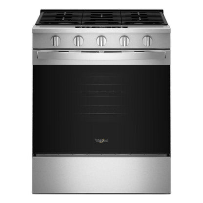 Whirlpool WSGS5030SZ 30-inch Gas Smart Range with Air Cooking Technology
