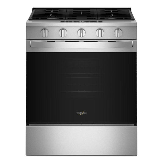 Whirlpool WSGS5030SZ 30-inch Gas Smart Range with Air Cooking Technology