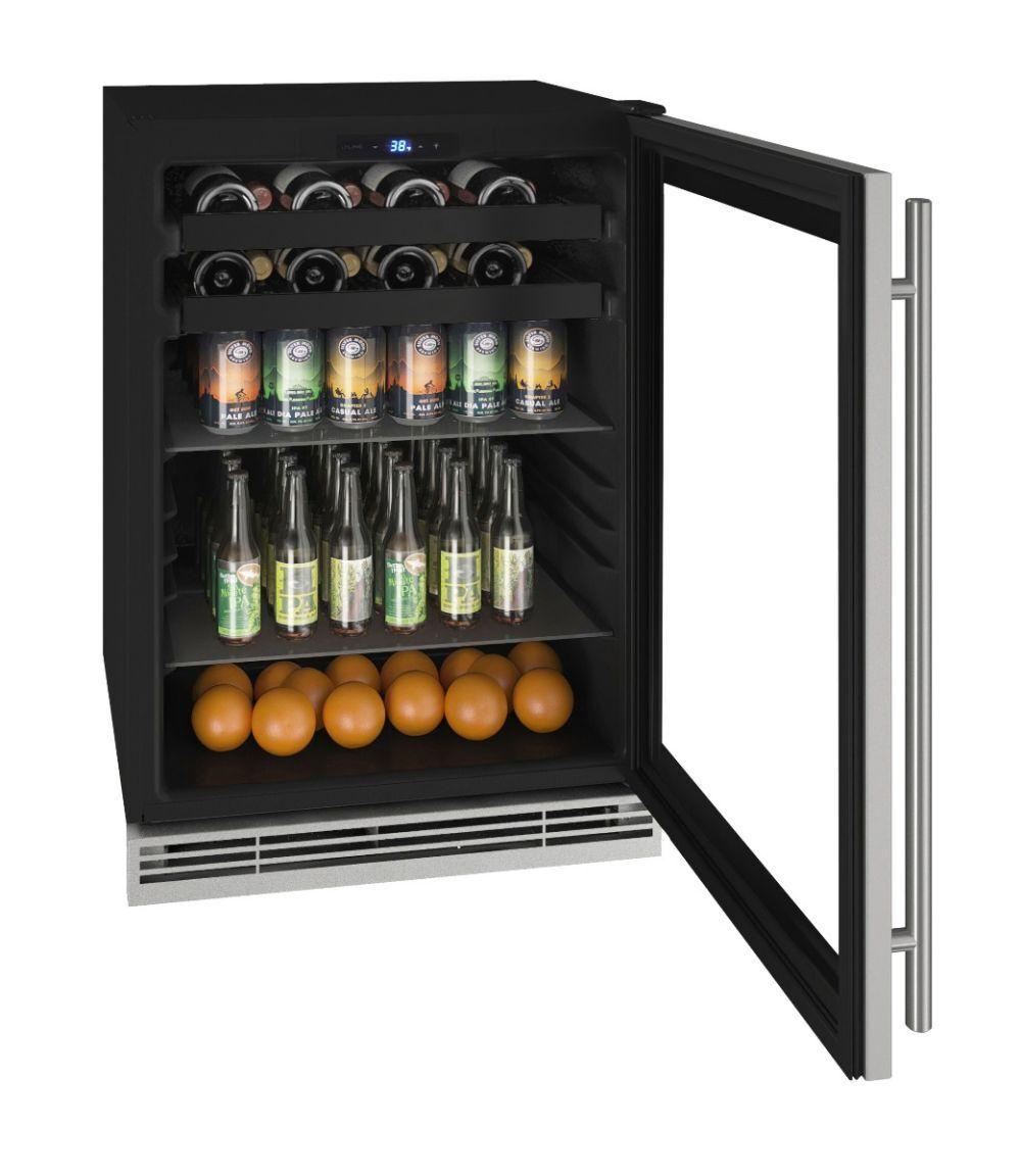 U-Line UHBV124SG01A Hbv124 24" Beverage Center With Stainless Frame Finish (115 V/60 Hz)