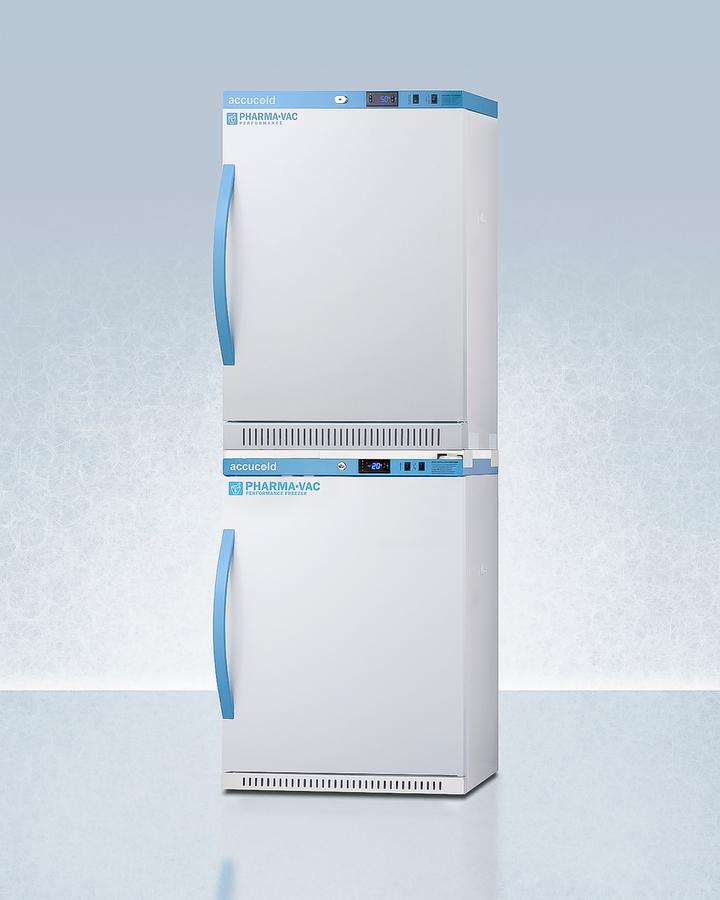 Summit ARS6PVAFZ5PVBIADASTACK 24" Wide Performance Series All-refrigerator/all-freezer Combination