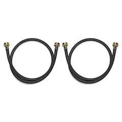 Maytag 8212546RP 4' Black Washer Inlet Hoses 1050 PSI - 2 Pack