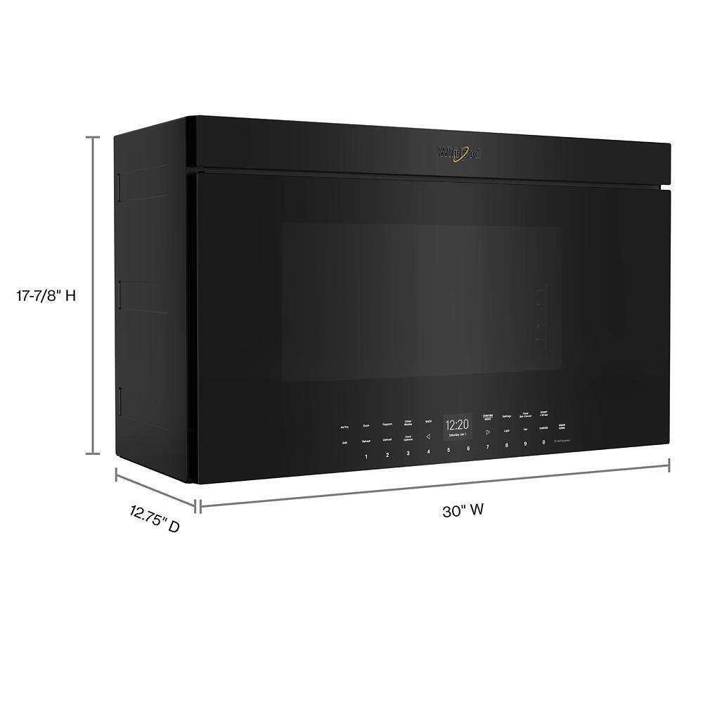 Whirlpool WMMF7330RB Air Fry Over- the-Range Oven with Flush Built-in Design