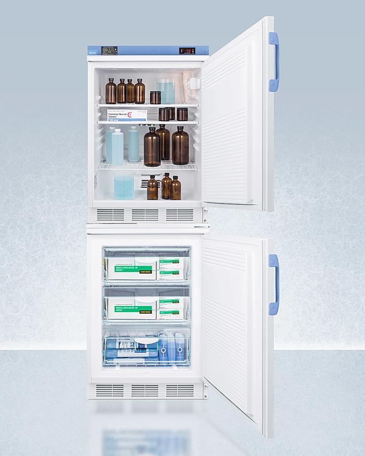 Summit FF7LWVT65MLSTACKMED2 24" Wide All-refrigerator/all-freezer Combination