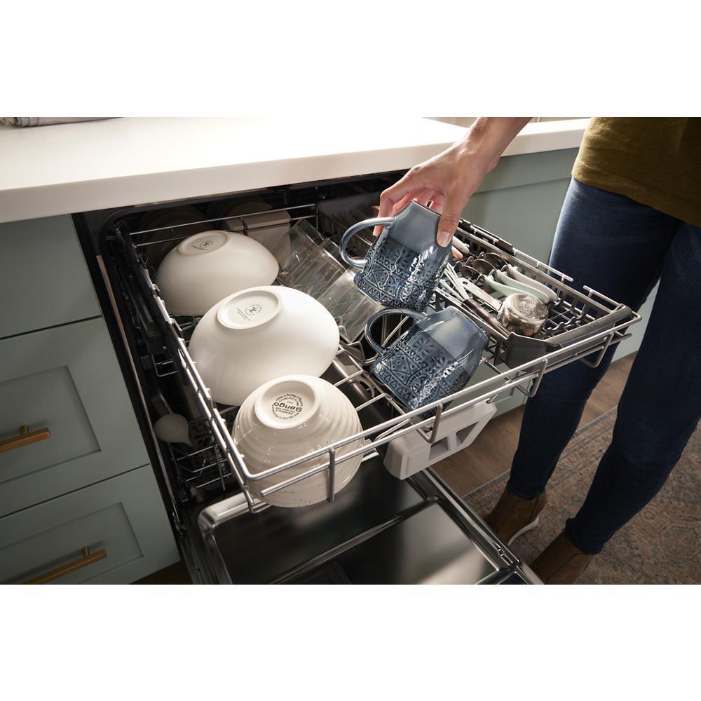 Whirlpool WDPS7024RV Eco Series Quiet Dishwasher with a washing 3rd Rack & Water Repellent Silverware Basket