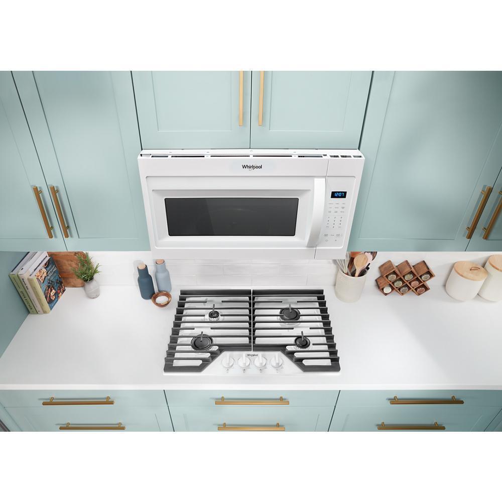 Whirlpool WCGK3030PW 30-inch Gas Cooktop with SpeedHeat™ Burners
