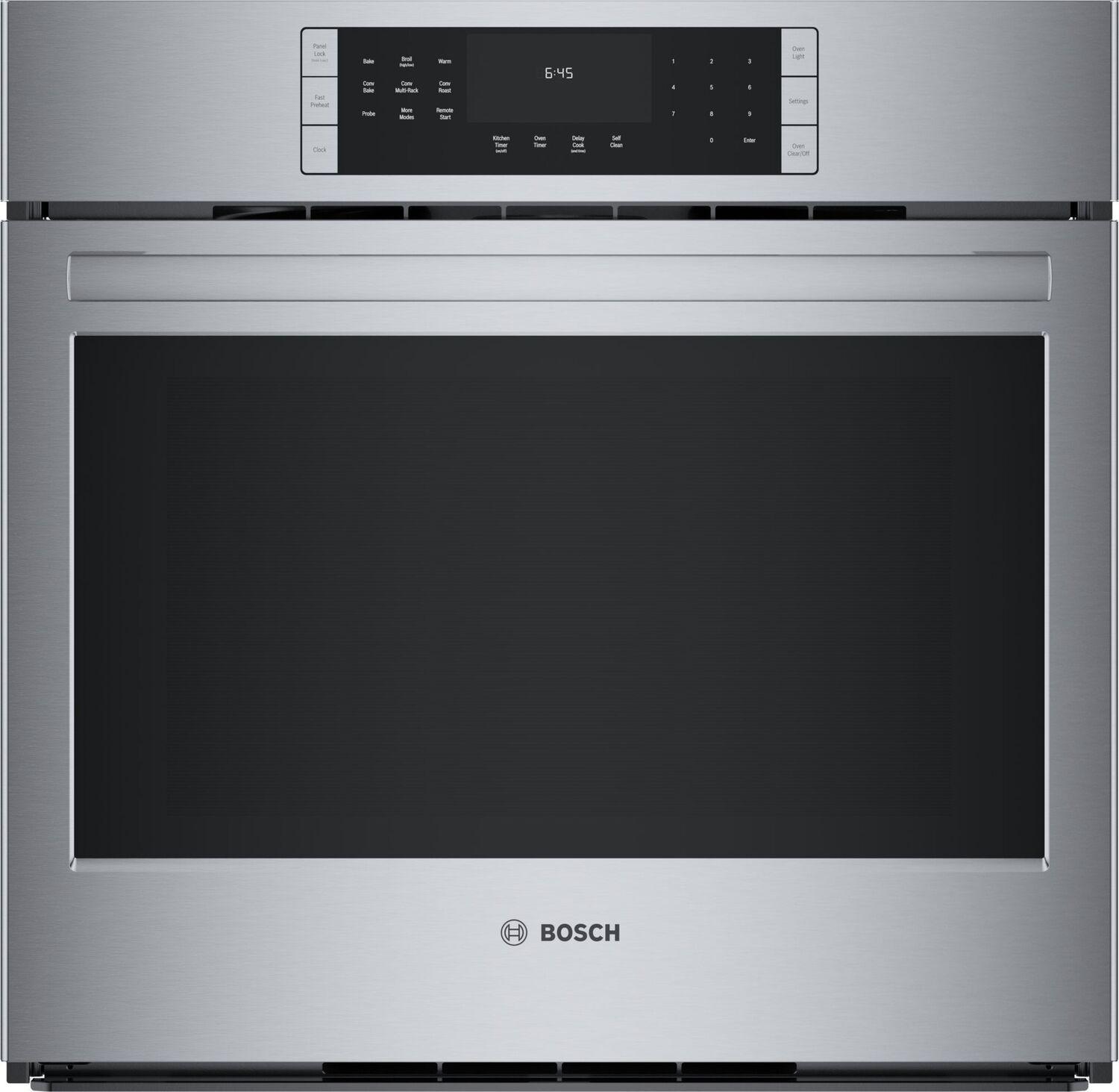 Bosch HBL8454UC 800 Series Single Wall Oven 30" Stainless Steel