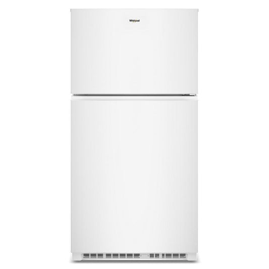 WRTX5421TW Whirlpool® 32.8-inch Wide Top Freezer Refrigerator with Total Coverage Cooling- 21.3 Cu. Ft.